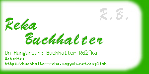 reka buchhalter business card